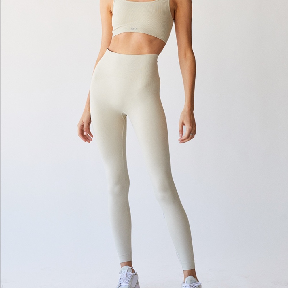 SetActive SculptFlex Oat-milk Leggings